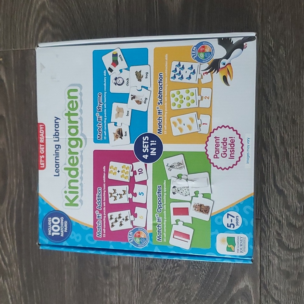 Let's Get Ready! Learning Library Kindergarten 4 in 1 - STEM Product